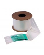 8 inch x 10 inch Pre-Opened Layflat Poly Bags on a Roll - Roll of 1250