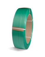 1/2" x .028 x 6500' Green Polyester Embossed Tool Grade Strapping Coil - 820 lb.