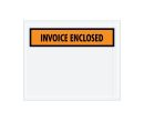 4.5" x 5.5" Orange 'Invoice Enclosed' Envelopes - 1000 Pack