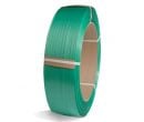 1/2" x .028 x 6500' Green Polyester Embossed Tool Grade Strapping Coil - 820 lb.