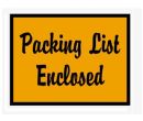 6 inch Styled Packing List Envelope