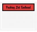 6 inch Red Bar Packing List Envelope