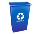 Wall Hugger Recycling Receptacle