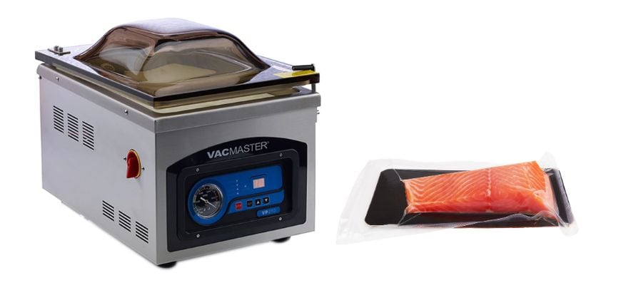 chamber vacuum sealer and salmon
