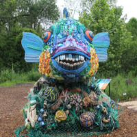Parrot Fish Sculpture