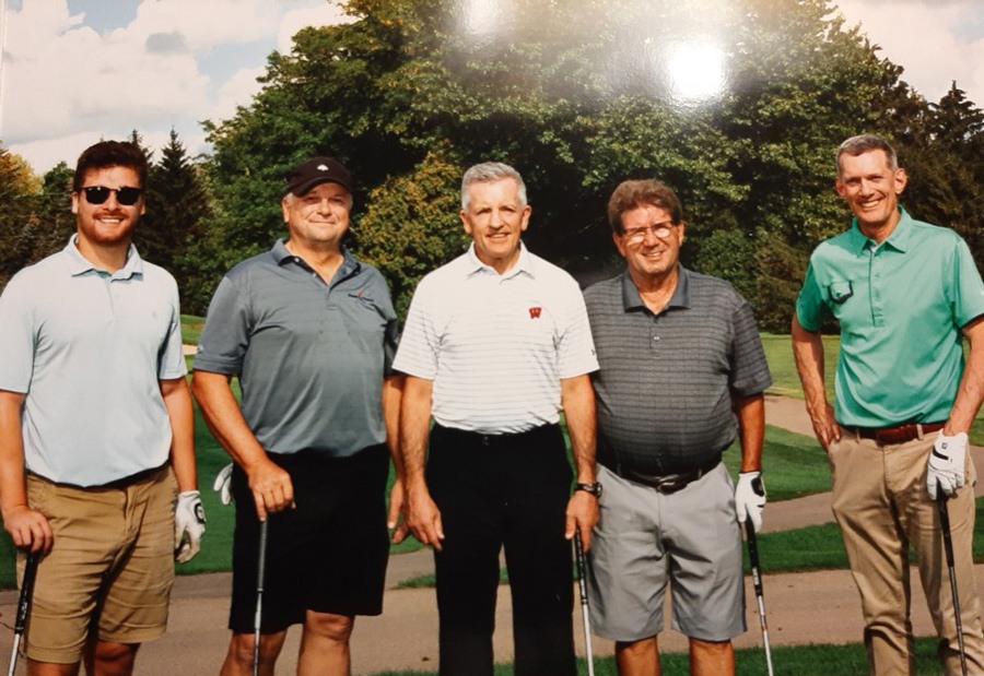 Steve at a charity golf outing