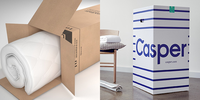 Creative Packaging Turns Mattress Industry on its Side