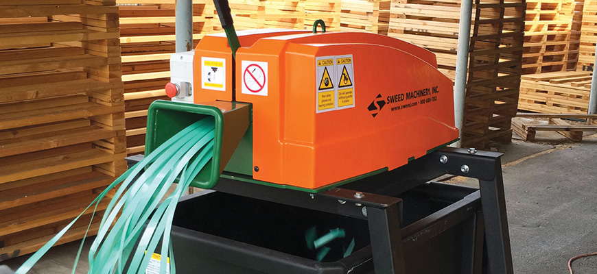 Recycling Banding Materials with a Strap Chopper