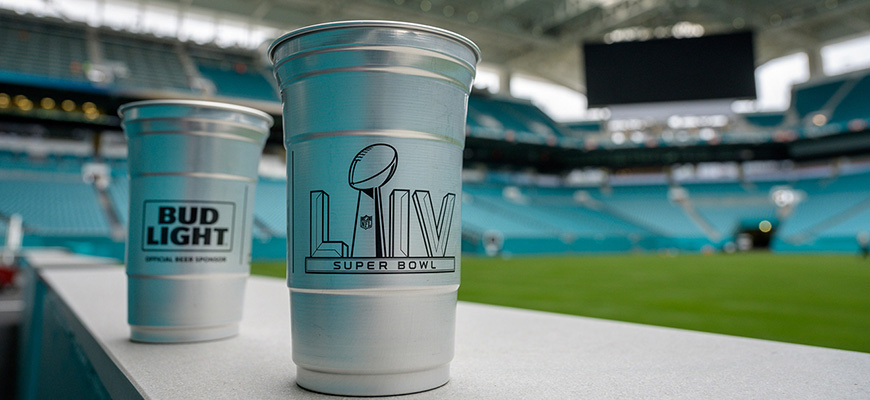 Super Bowl LIV Going Virtually Plastic-Free