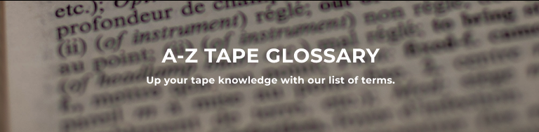 Tape Glossary Banner
