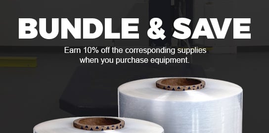Bundle and save on supplies when you purchase equipment.