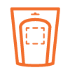design pouch icon