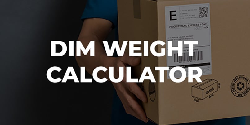 Use our DIM weight calculator