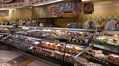 Deli Counter at Grocery Store