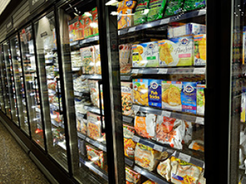 Frozen Food Grocery Store Aisle